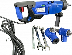 Бесщеточная дрель с микроударом для алмазного бурения Keos Pulsar KS-158 с принадлежностями Бесщеточная дрель с микроударом для алмазного бурения Keos Pulsar KS-158 с принадлежностями