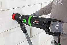 Использование дрели для сухого алмазного сверления Eibenstock EHD 2002 S