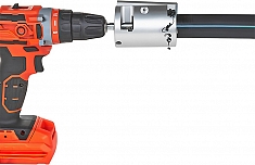 Использование устройства для снятия оксидного слоя с полиэтиленовых труб Gas Fusion УСО-250