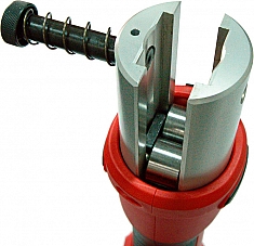 Крепление пресс-клещей аккумуляторного гидравлического радиального пресс-инструмента для обжима фитингов Voll V-Press