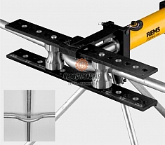 Применение трубогиба гидравлического ручного Rems Python Set St 1/2"-3/4"-1"-1 1/4"-1 1/2"-2"