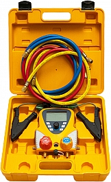 Цифровой манометрический коллектор со шлангами и клеммами в кейсе Voll V-MGC Digital