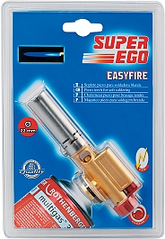 Упаковка газовой горелки на баллончик с пьезоподжигом для пайки Super-Ego Easy-Fire